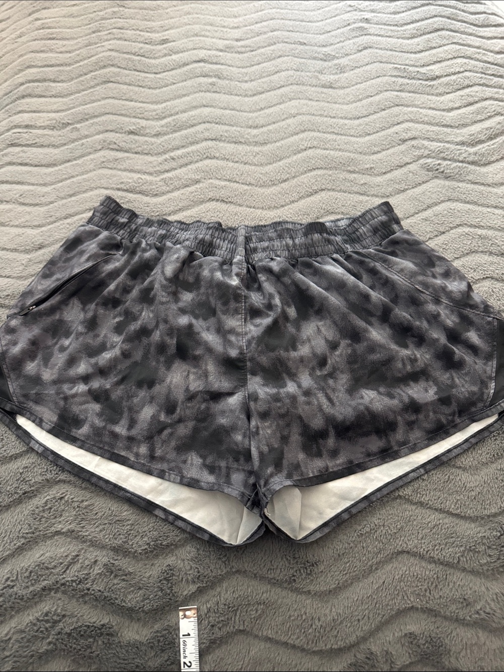 all in motion Gray Tie-Dye Athletic Shorts